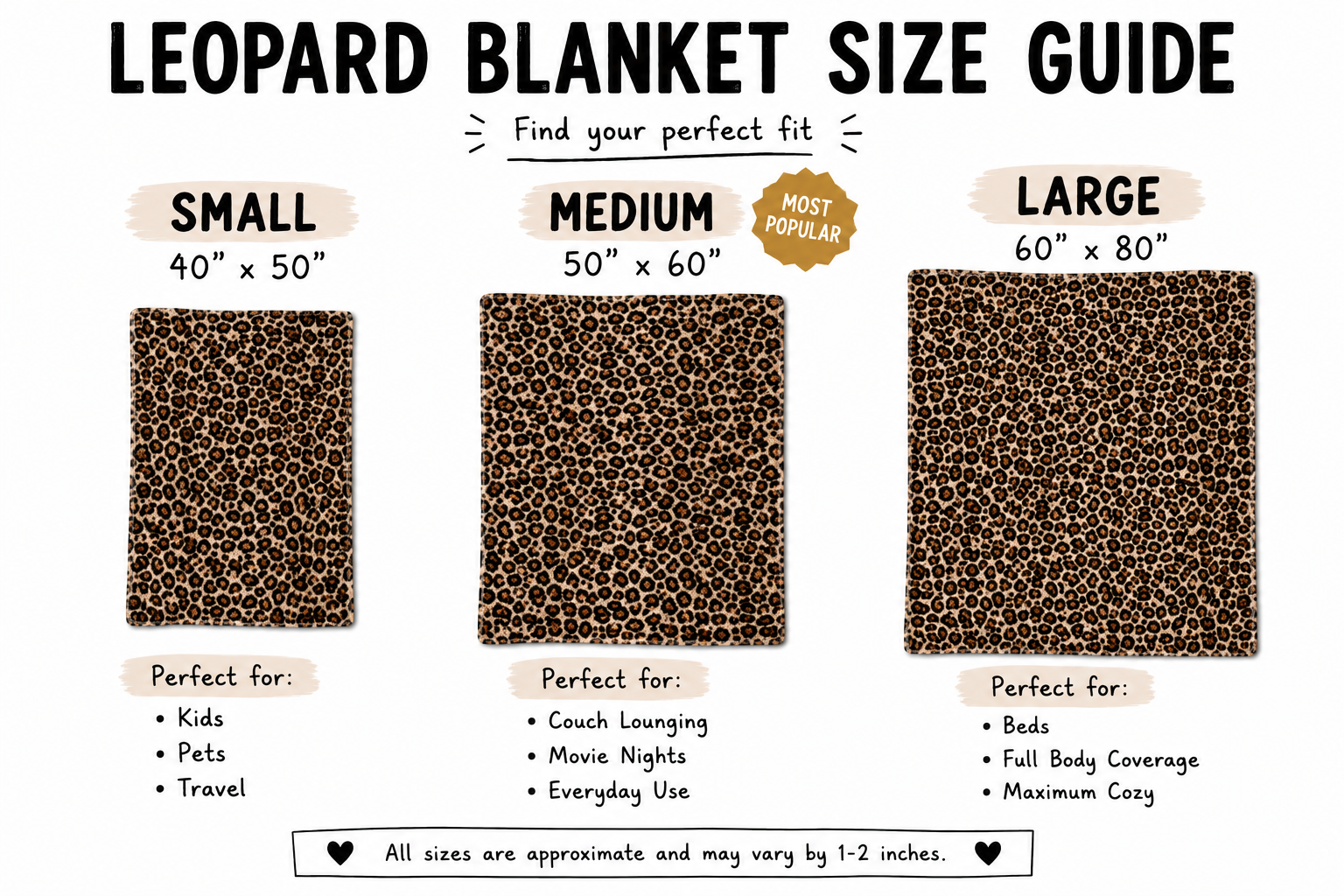 Leopard Luxe Plush Blanket