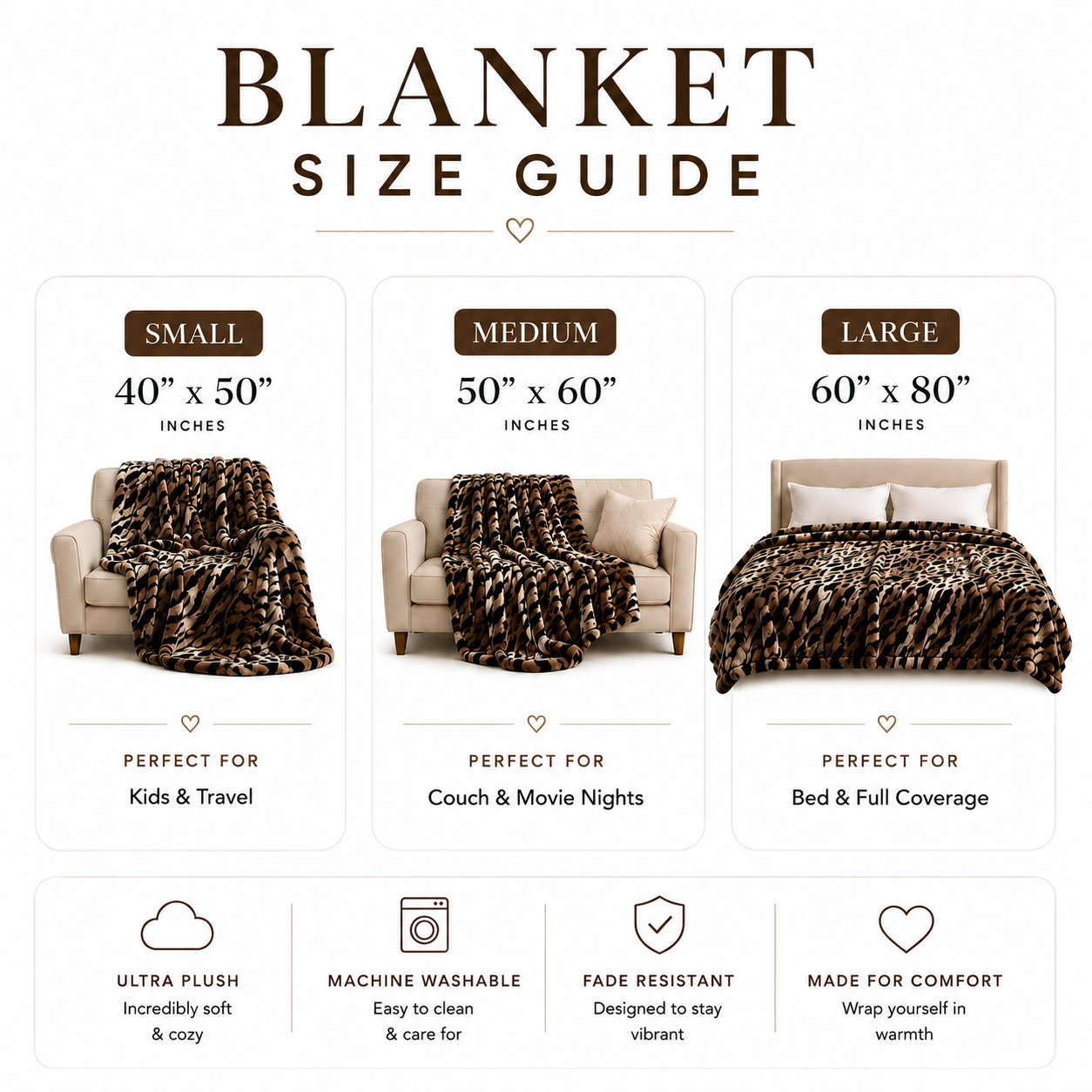 Luxe Tiger Plush Blanket