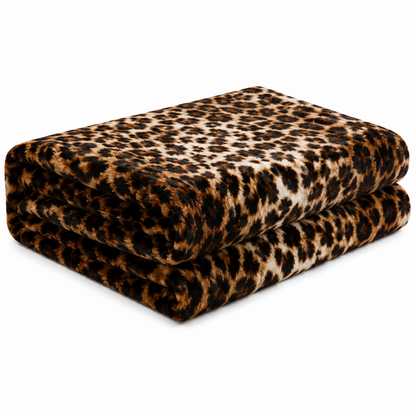 Leopard Luxe Plush Blanket