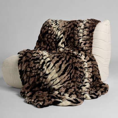 Luxe Tiger Plush Blanket