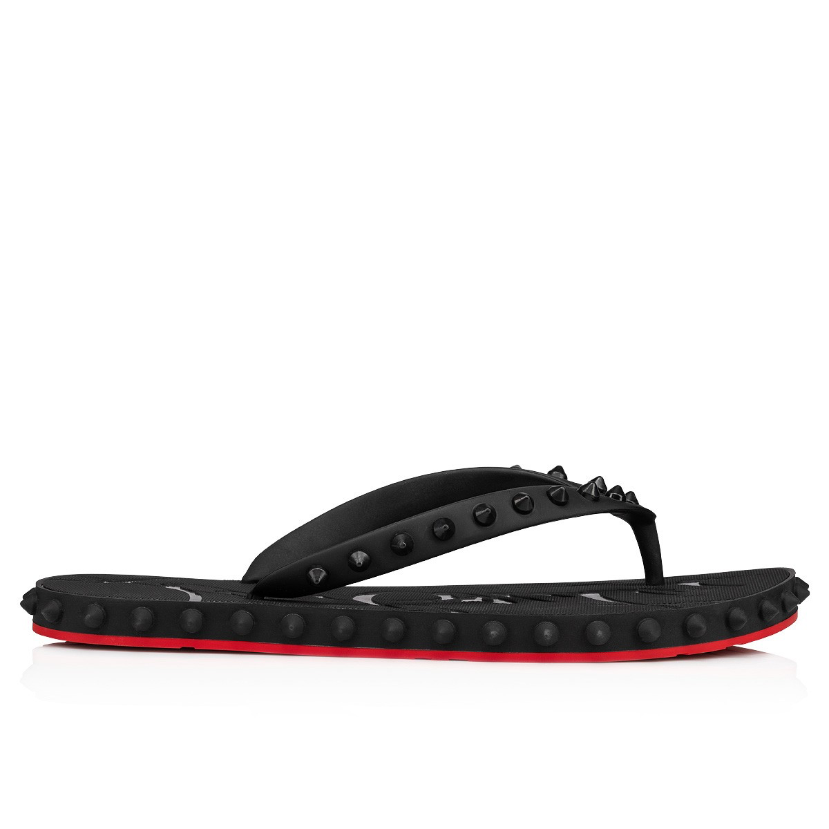 Studded Red Sole Flip Flops