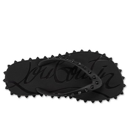 Studded Red Sole Flip Flops