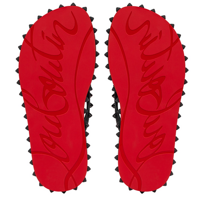 Studded Red Sole Flip Flops