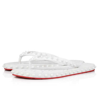 Studded Red Sole Flip Flops