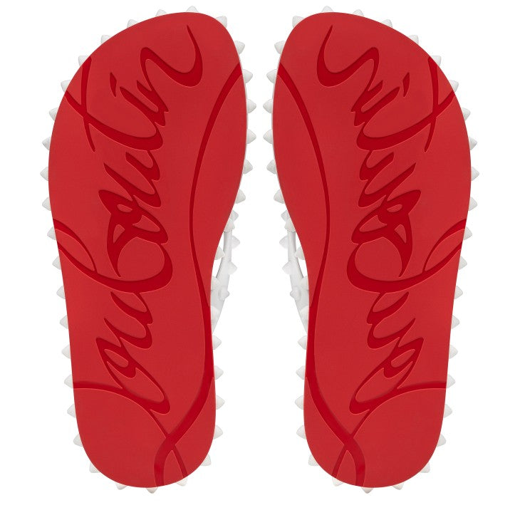 Studded Red Sole Flip Flops