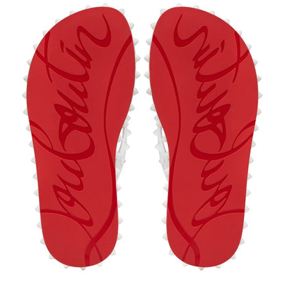 Studded Red Sole Flip Flops