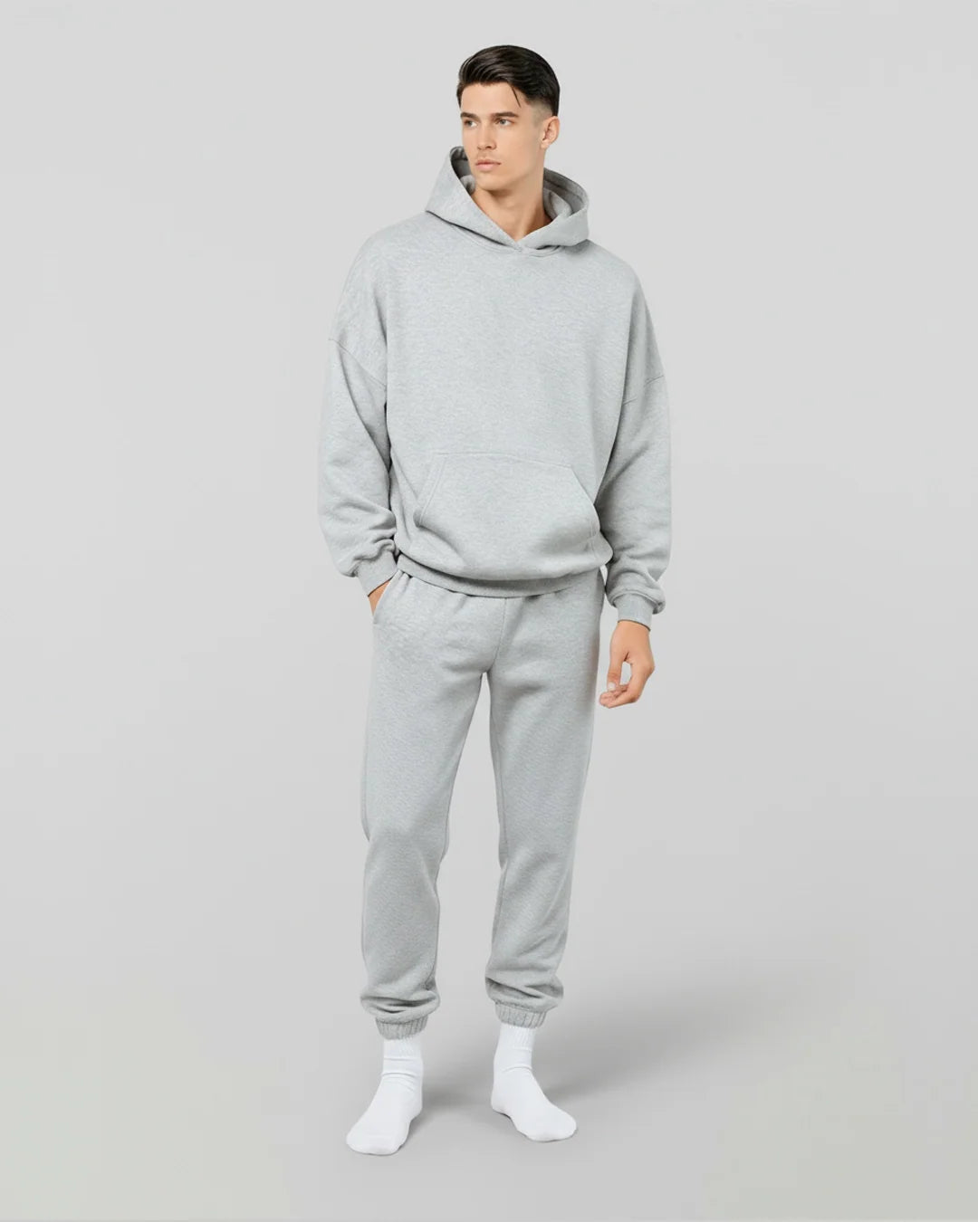 Heather Grey Lounge Sweatsuit