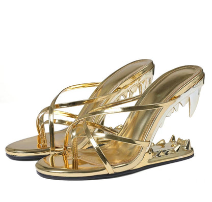 Fang Sculpted Heels