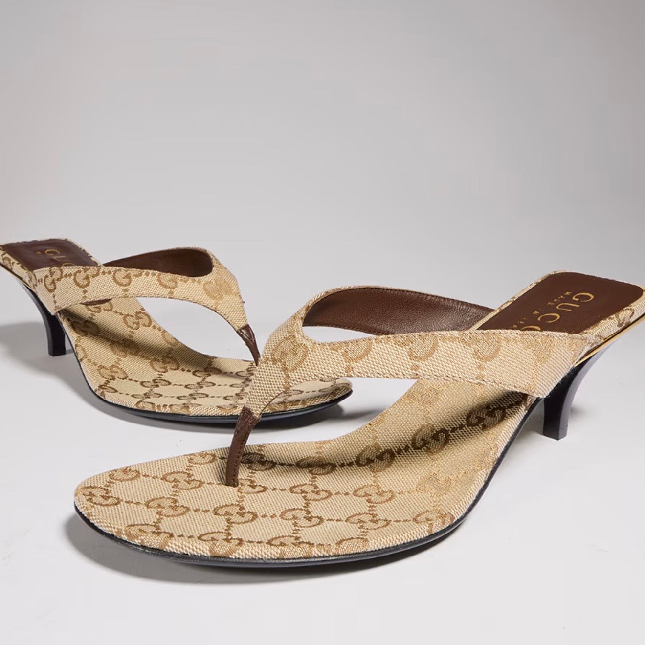 Luxury Kitten Heel Sandals