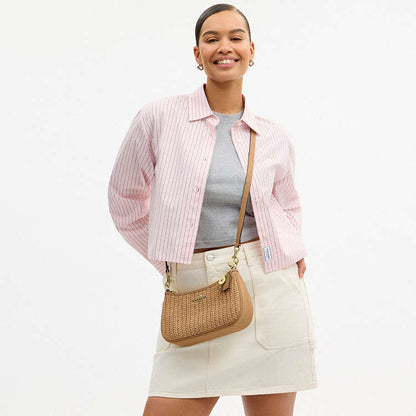 Woven Mini Shoulder Bag