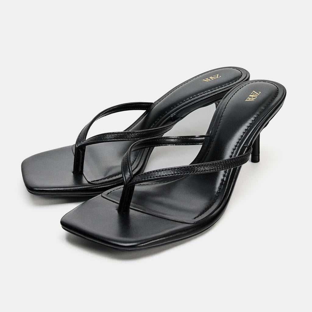 Square Toe Kitten Heels