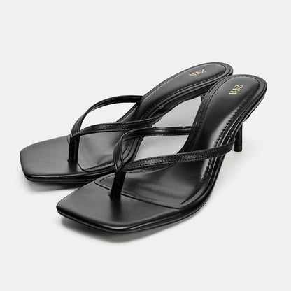 Square Toe Kitten Heels