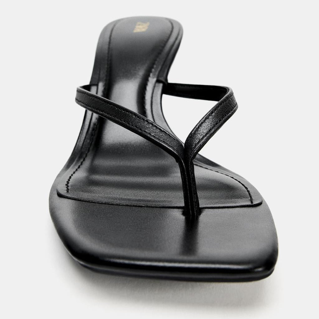 Square Toe Kitten Heels