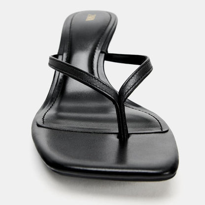 Square Toe Kitten Heels